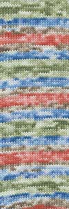 OLIVE/BLUE/RED