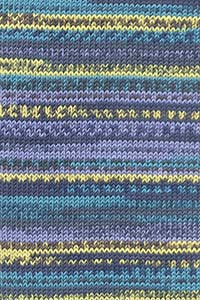 VIOLETT/GELB/BRAUN/AQUA